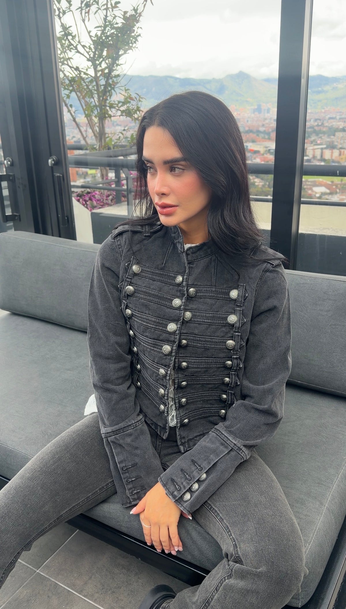 Chaqueta Pilot Humo