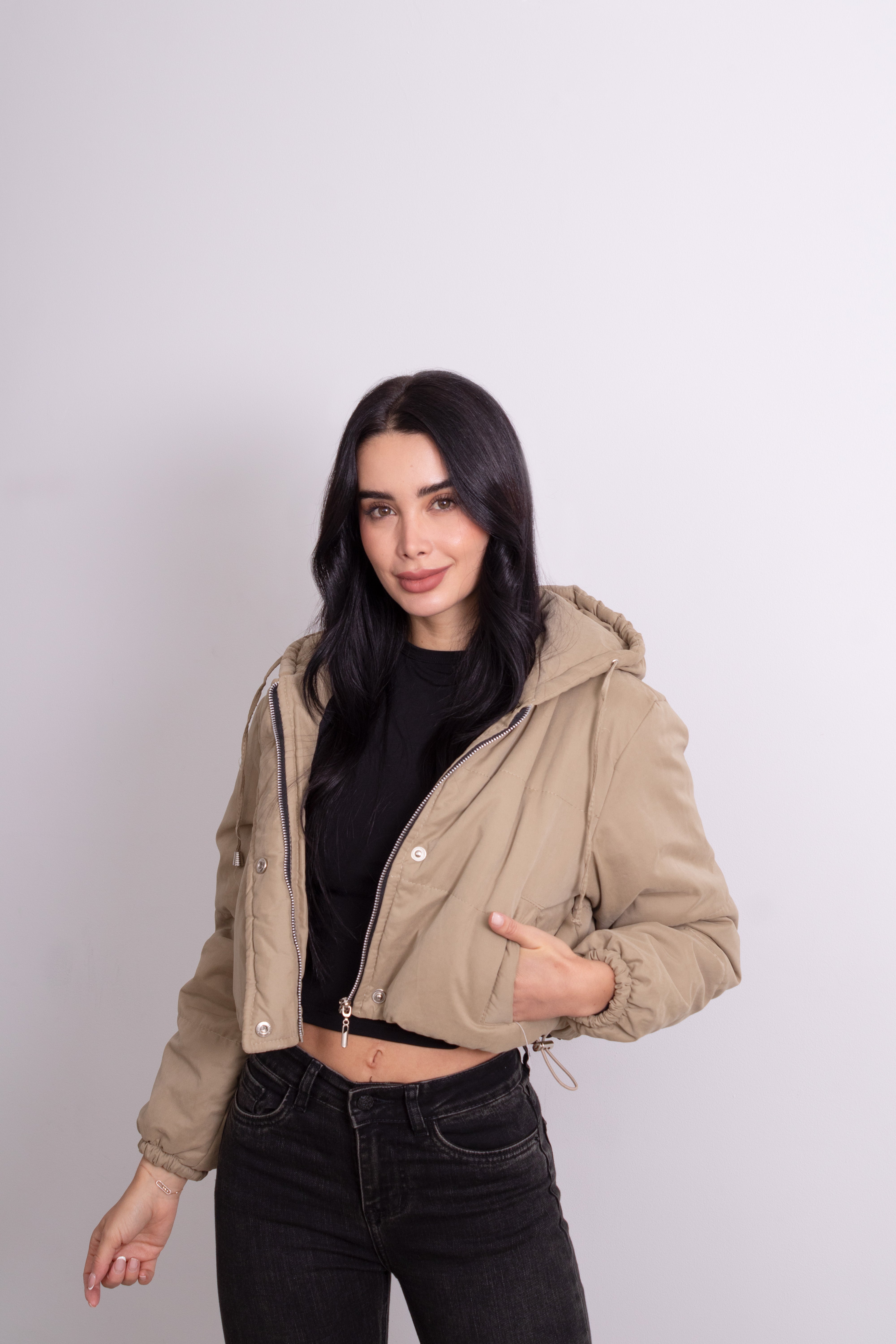 Bomber capota taupe