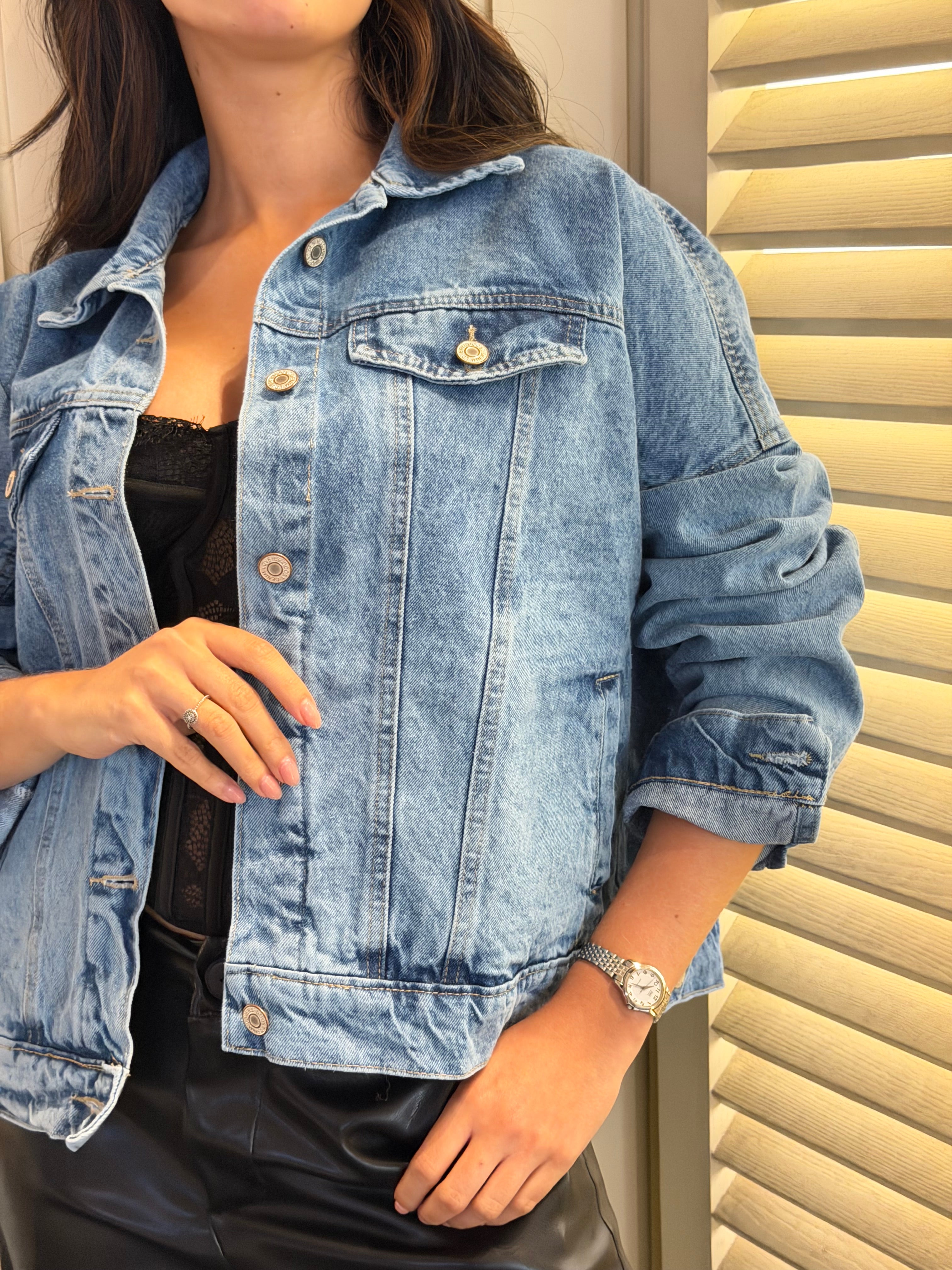 Chaqueta Over Demin Clara