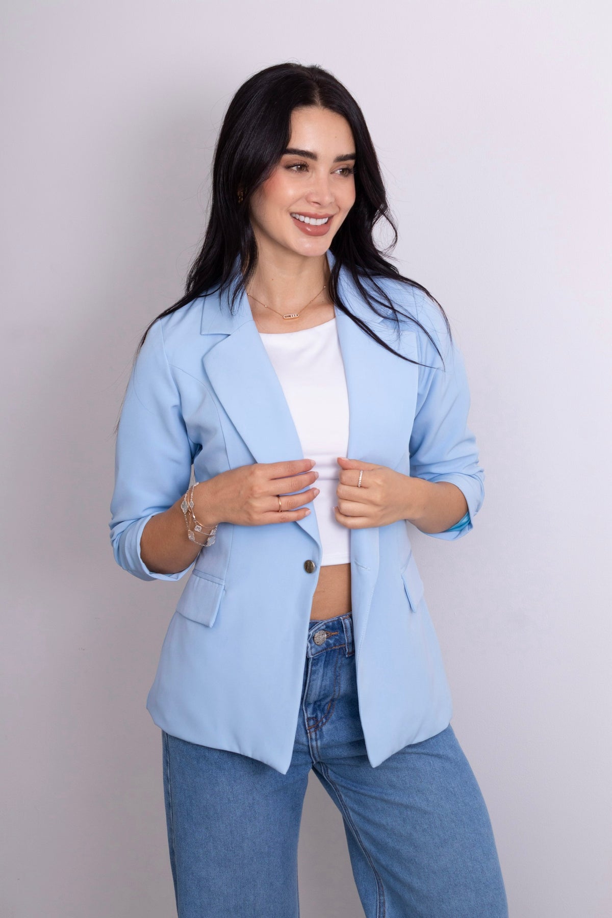Blazer louis botón