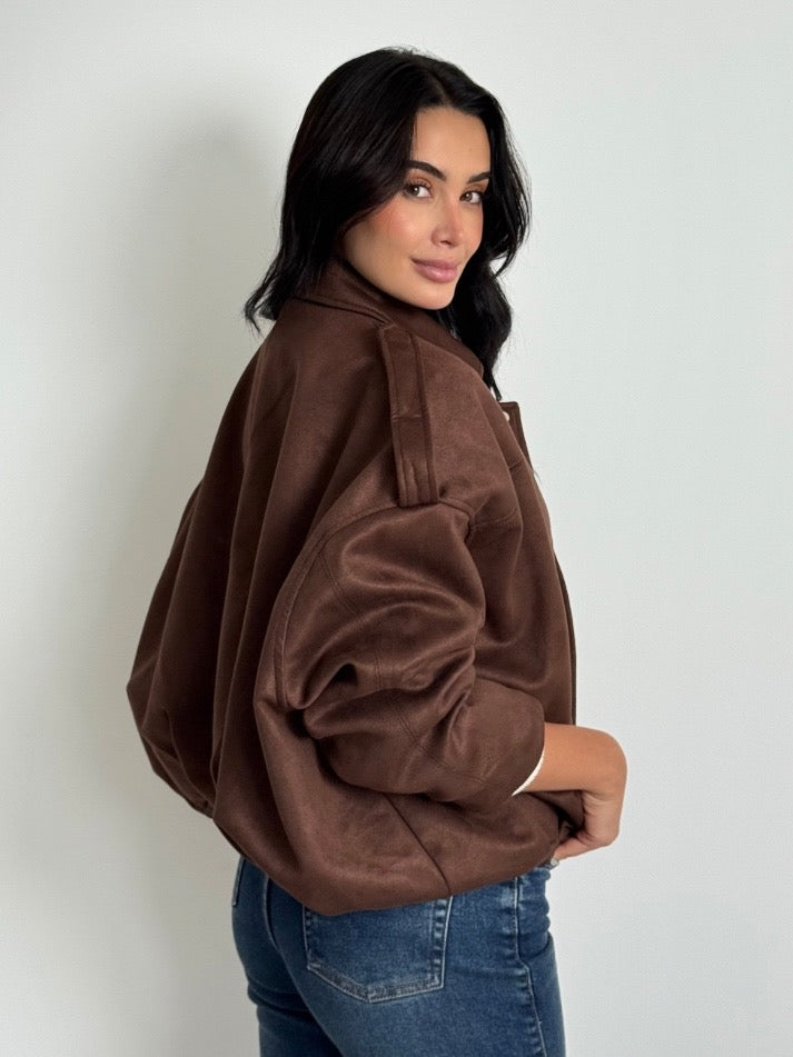 Chaqueta Pana Over Coffe