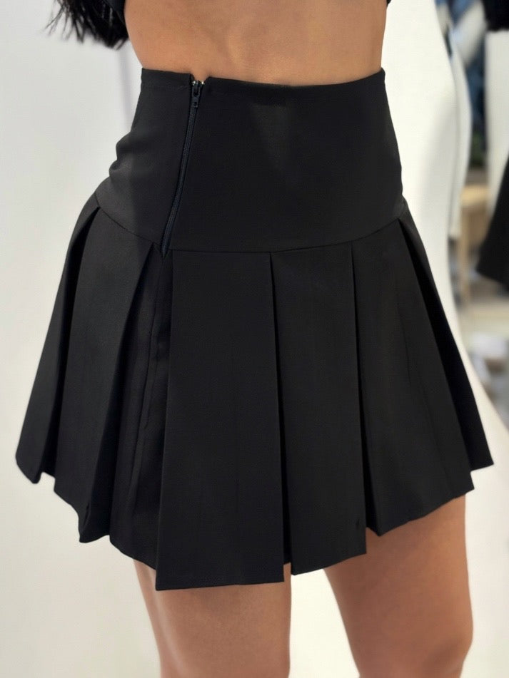 Falda Prensada Negra