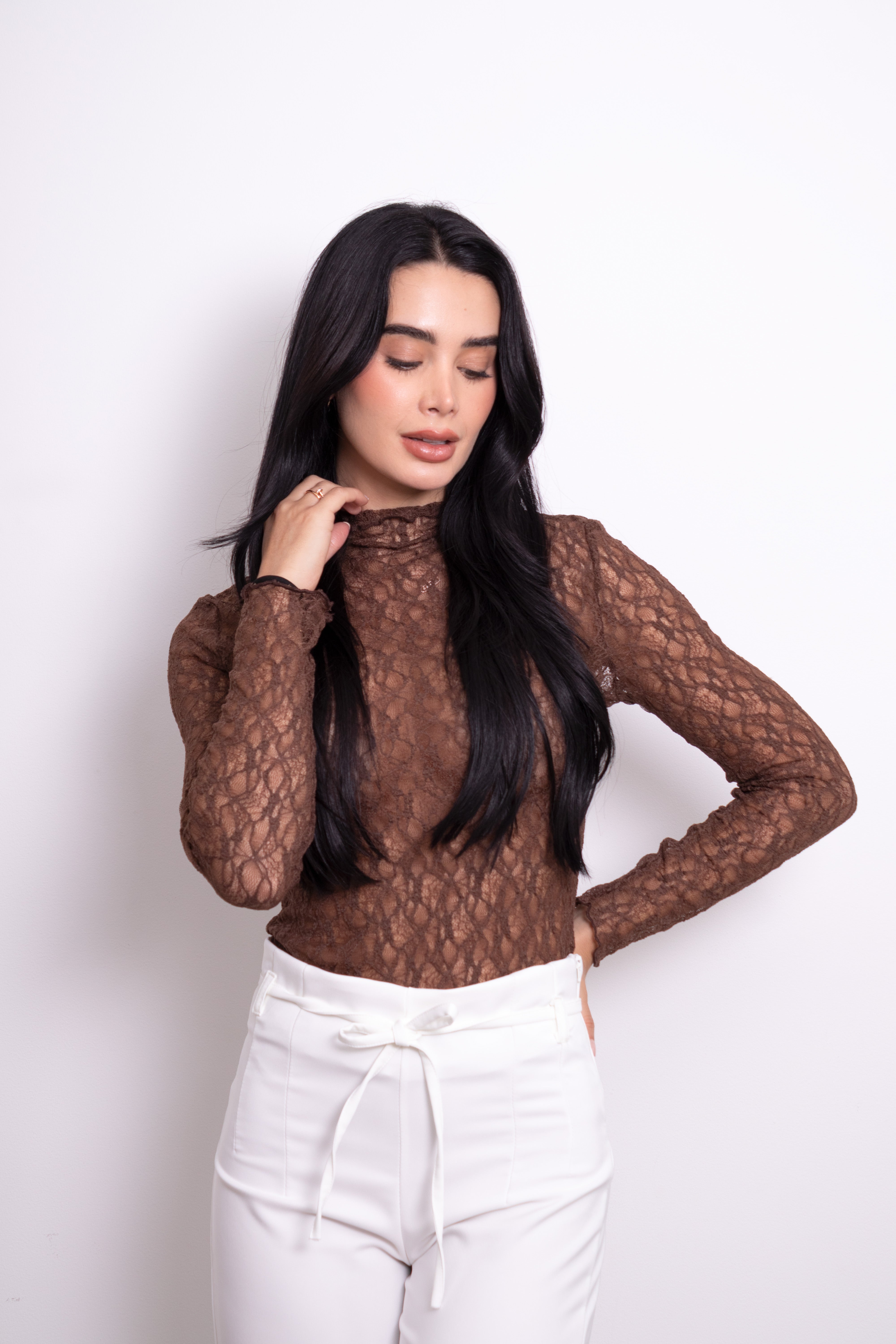 Blusa malla larga