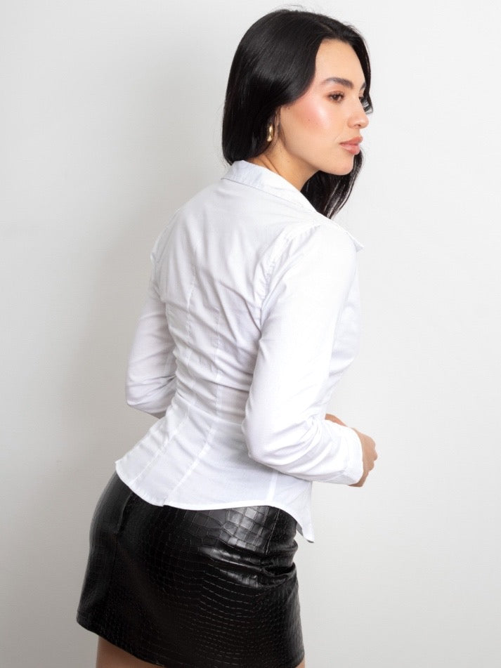 Camisa Mango blanca