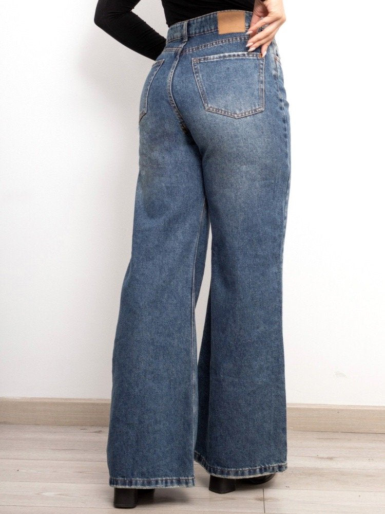 JEAN BAGGY OSCURO RIGIDO