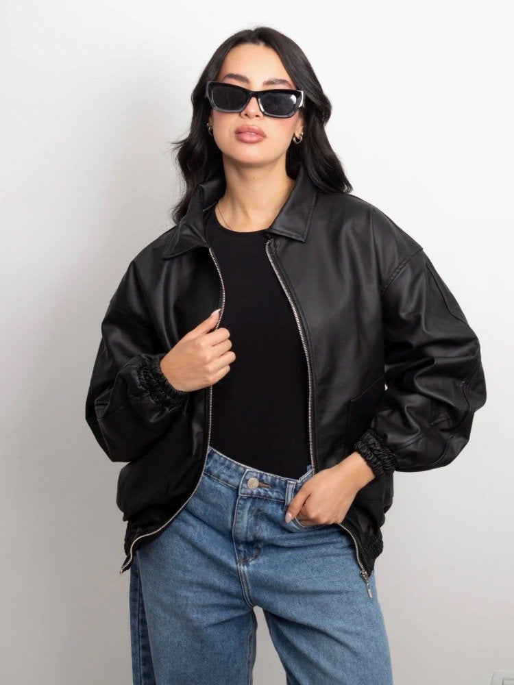 CAZADORA OVERSIZED CAFE