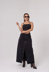 Falda Maxi Humo