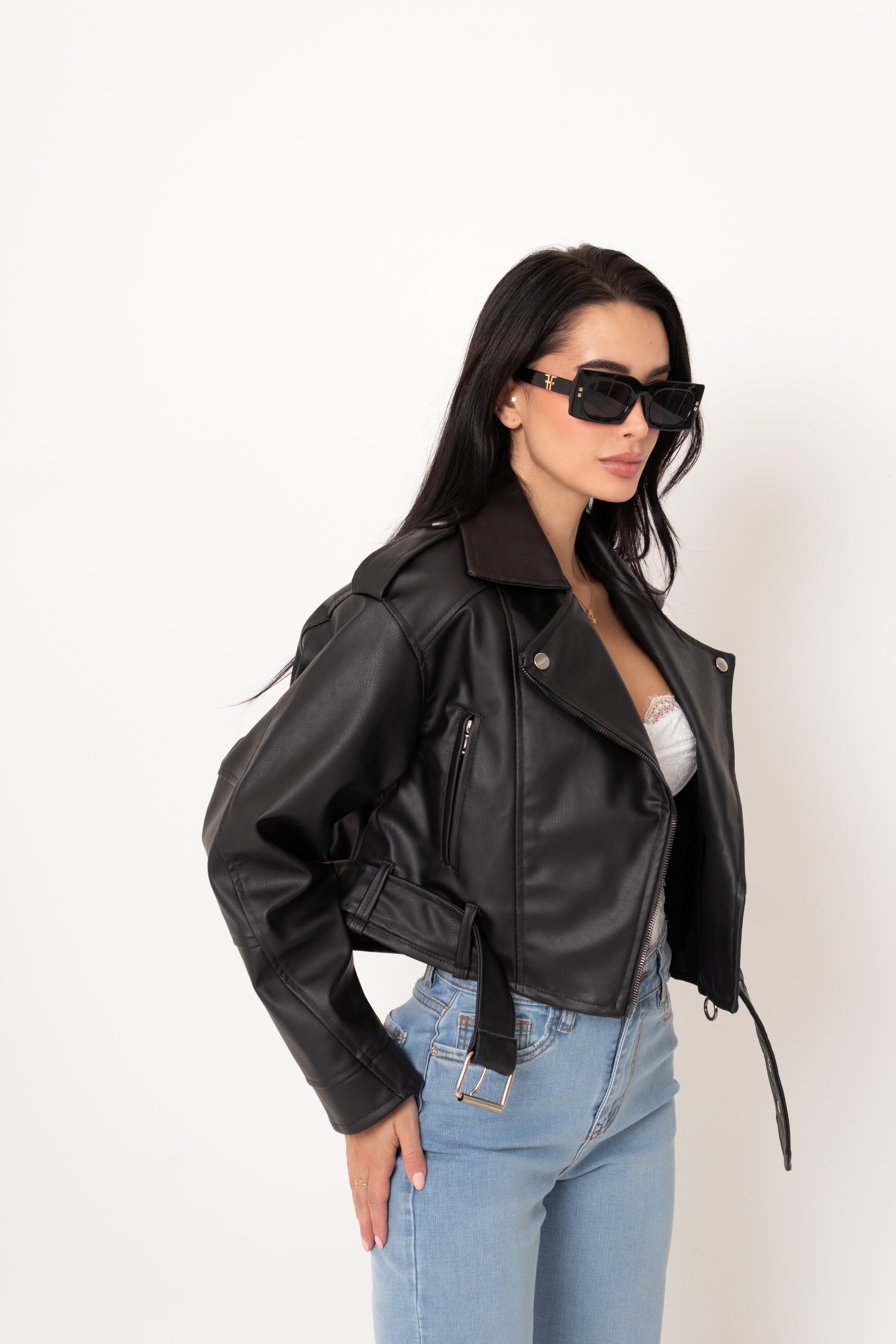Chaqueta herrajes mate