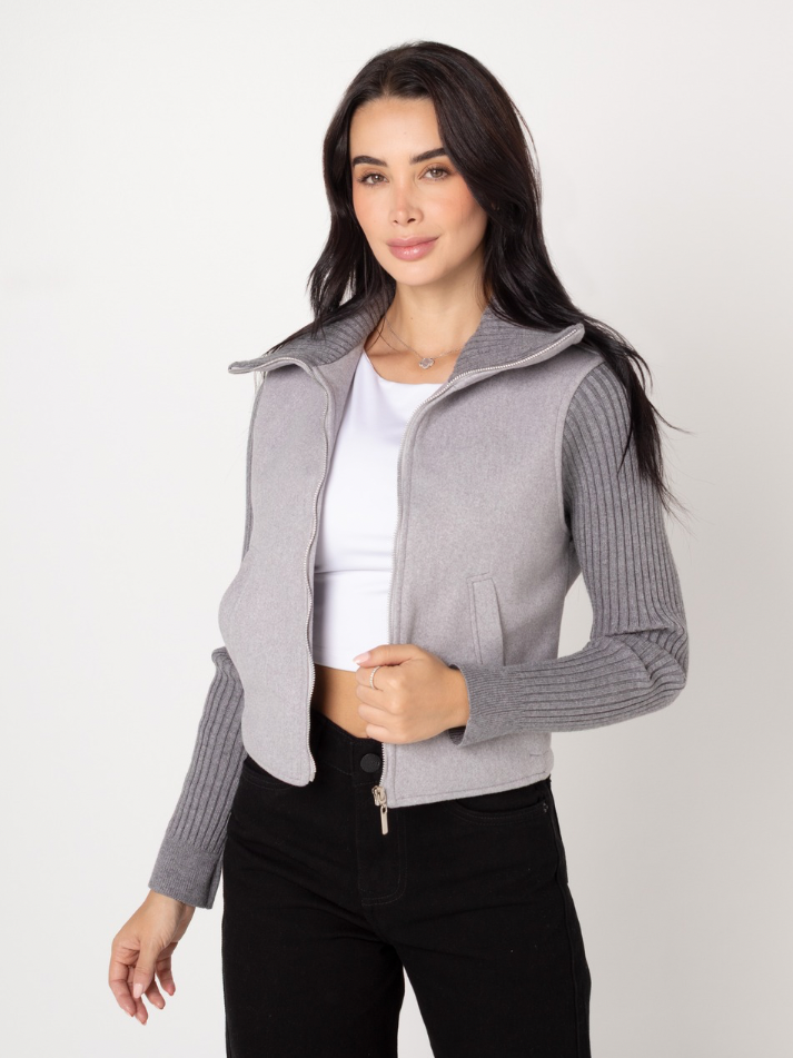 Chaqueta Paño Rib