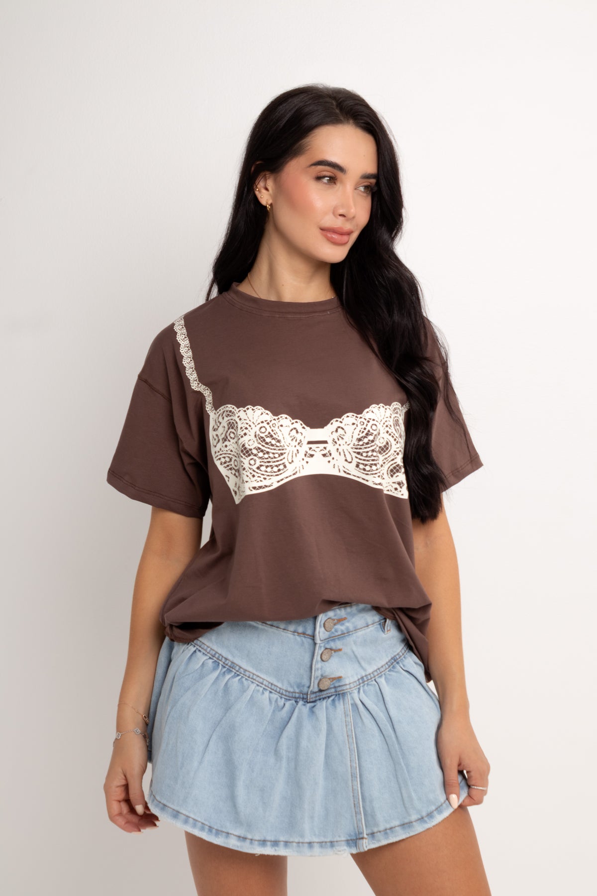 Camiseta Bralet Oversized