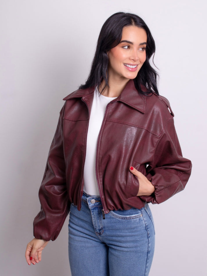 Chaqueta Bomber corta