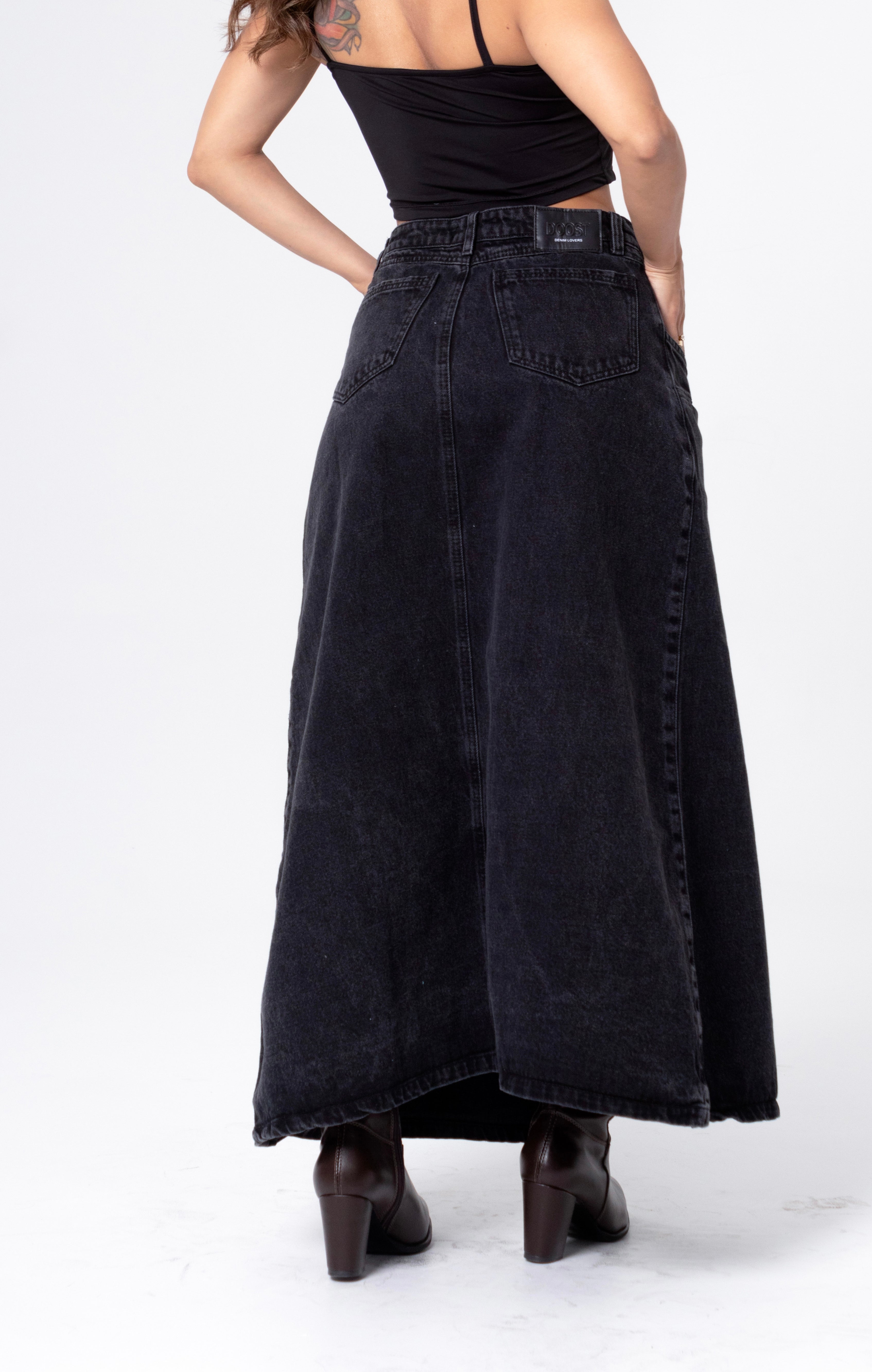 Falda Maxi Humo