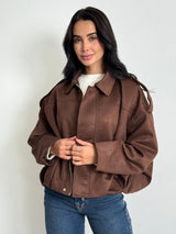 Chaqueta Pana Over Coffe