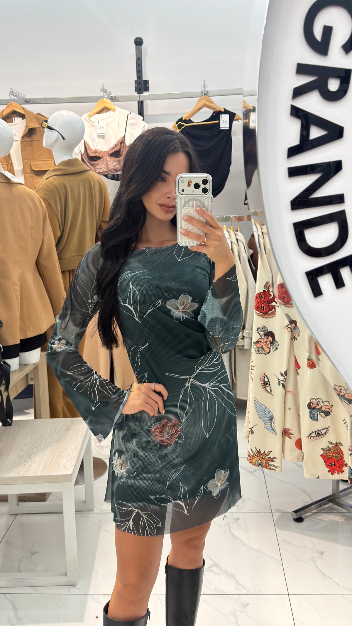 Vestido Velo asimetric