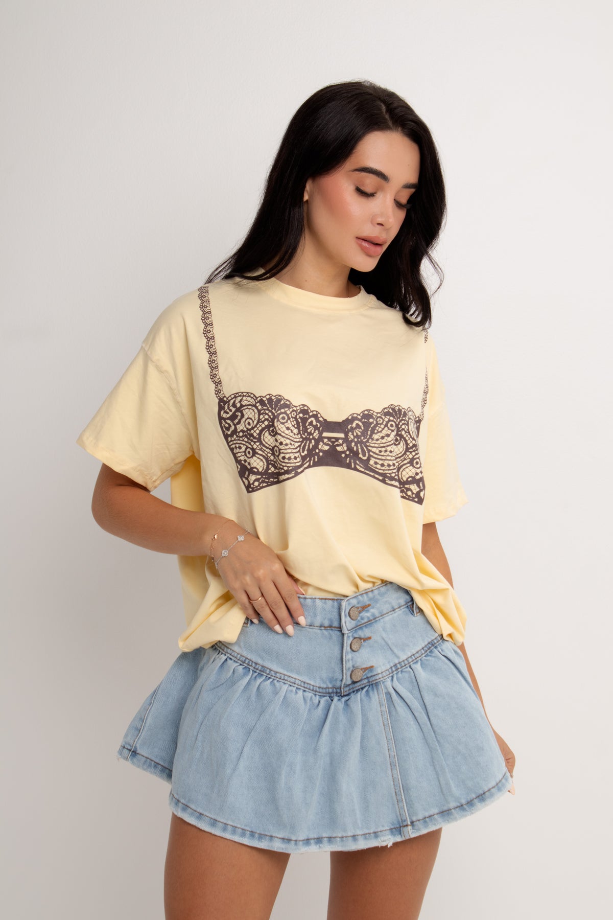 Camiseta Bralet Oversized