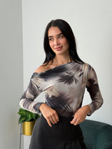 Blusa Nácar Estampada