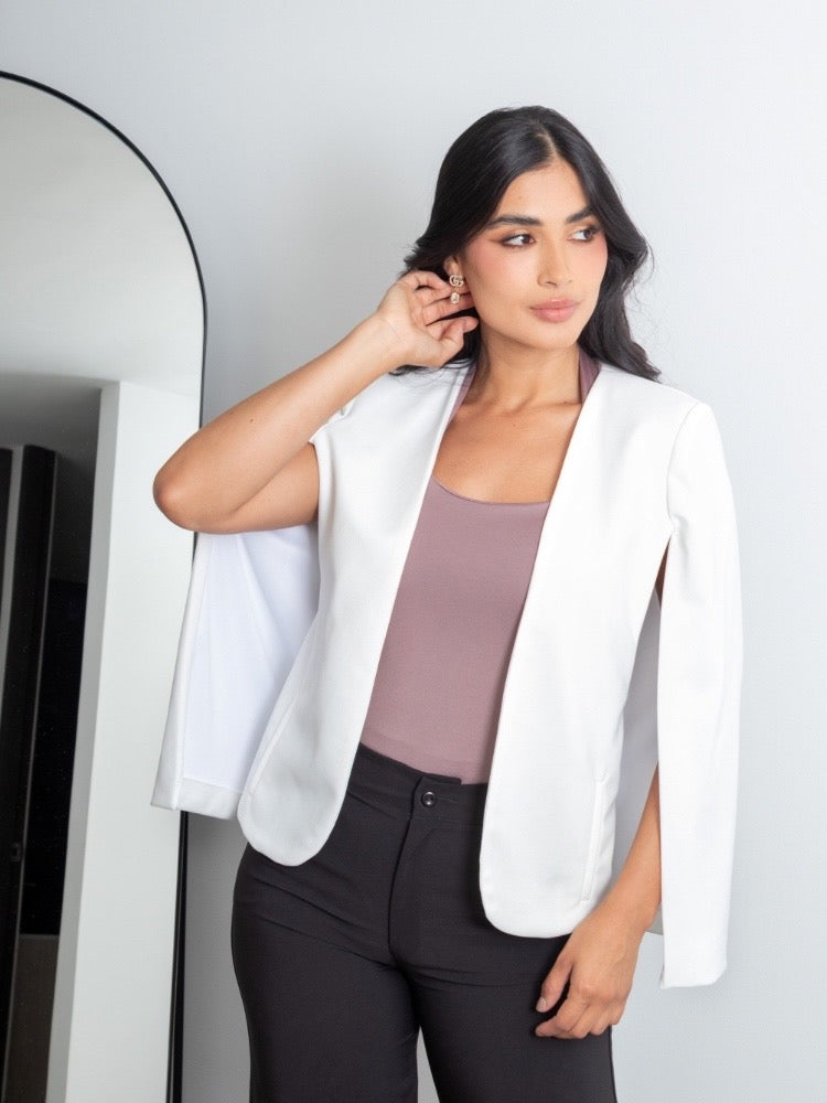CAPA BLAZER BLANCA