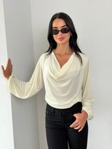Blusa Drapeada