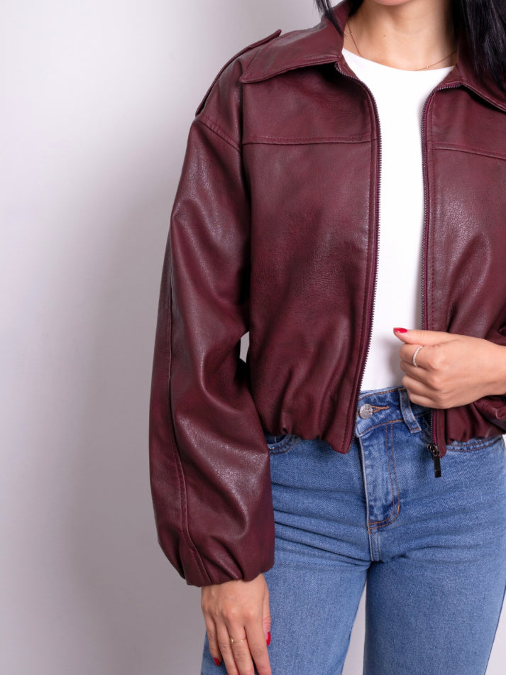 Chaqueta Bomber corta