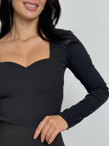 Body escote corazón