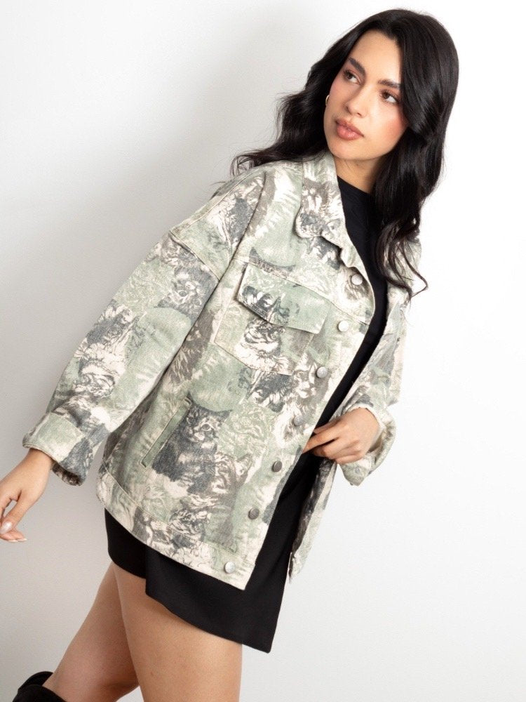 CHAQUETA DENIM CAT