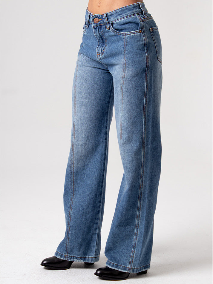 Jean baggy resortado