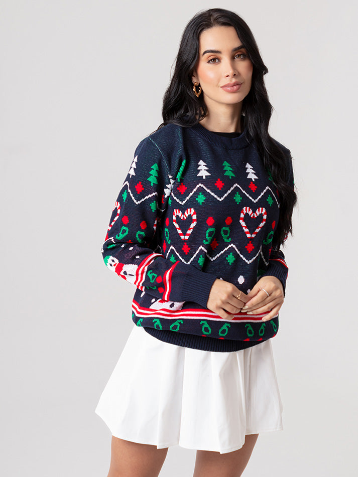 suéter muñeco nieve