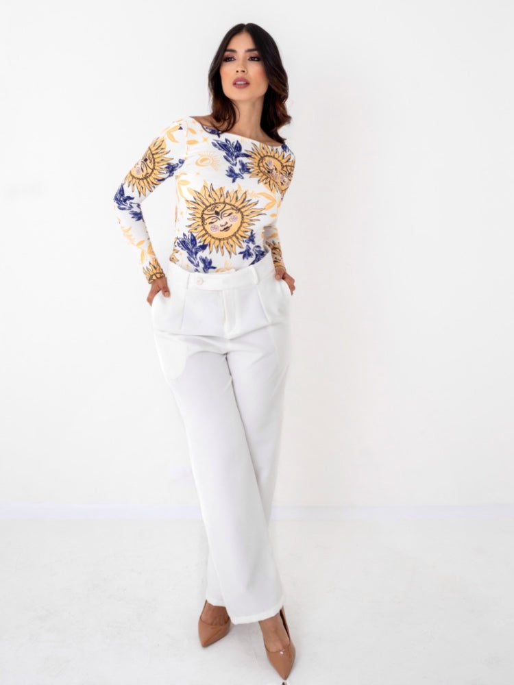 PANTALON INDONESIA BLANCO