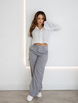Pantalon Indonesia Gris