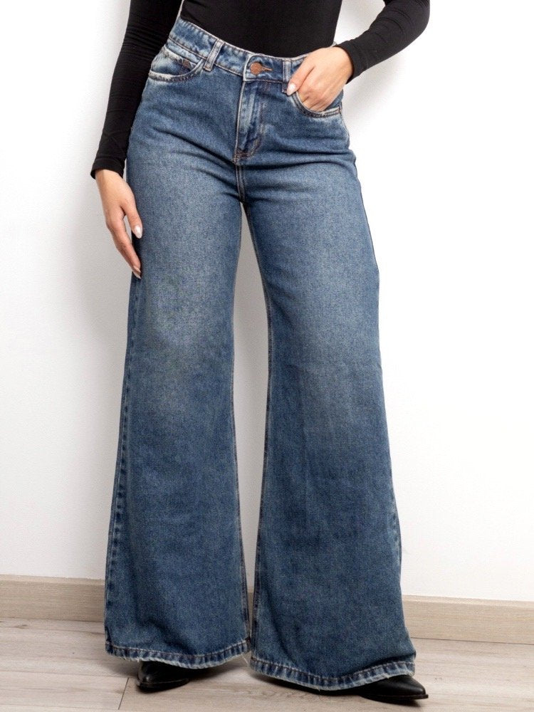 JEAN BAGGY OSCURO RIGIDO