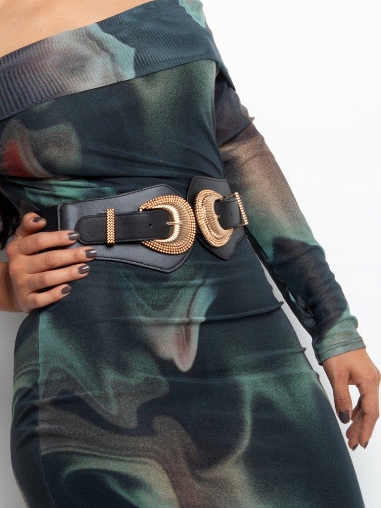 CINTURILLA GRUESA DORADA