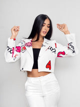 BLAZER MINI CORA ROJO