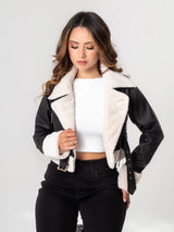 BIKER PELUCHE MARFIL